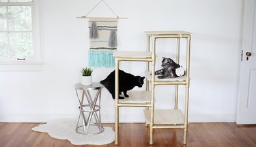 DIY Modern Cat Tree with PVC Pipe – Stylish, Affordable, and Easy
