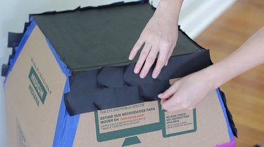 Create a Spooky Pet House from Cardboard Boxes for Halloween