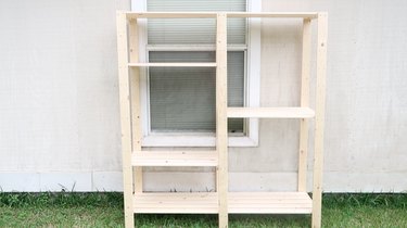 Transform an IKEA Shelf into a Stylish Catio for Your Cat