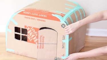 Create a Charming Vintage Cat Camper from Cardboard Boxes – Step-by-Step DIY Guide