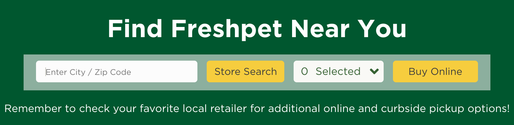 Quick Guide to Locating Freshpet Pet Food Stores Nearby