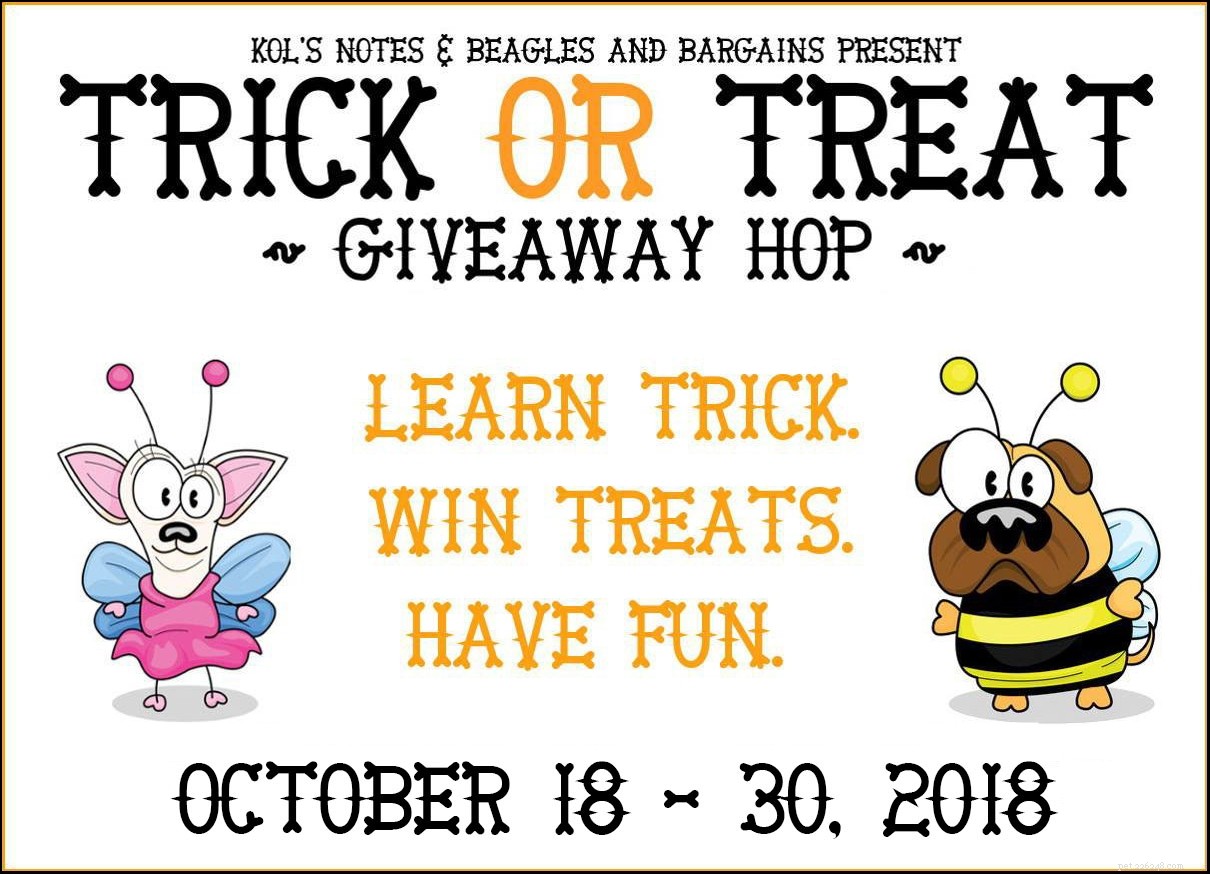 Master New Dog Tricks & Win Amazing Pet Prizes – 2018 Trick or Treat Giveaway