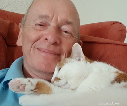 How Spike the Cat Helps Ian Turner Face Chronic Health Challenges