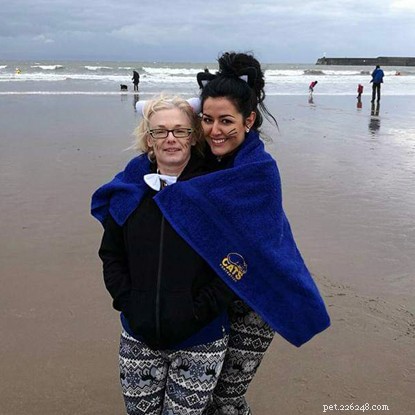 Christmas Day Sea Dip Raises Funds for Cats