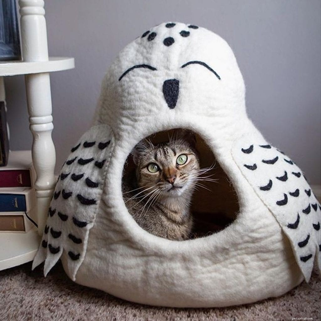 Snow Owl Cat Cave Giveaway – Secure & Cozy Hideout for Your Feline