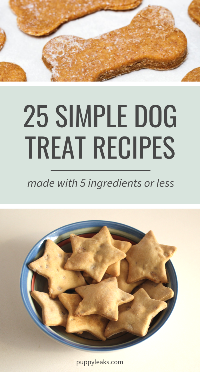25 Simple Homemade Dog Treat Recipes: 5 Ingredients or Fewer