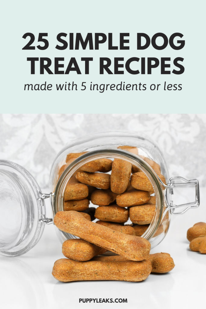 25 Simple Homemade Dog Treat Recipes: 5 Ingredients or Fewer