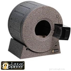 Eco-Friendly Litter Spinner – Recycled, Plug-Free Litter Box for Cats