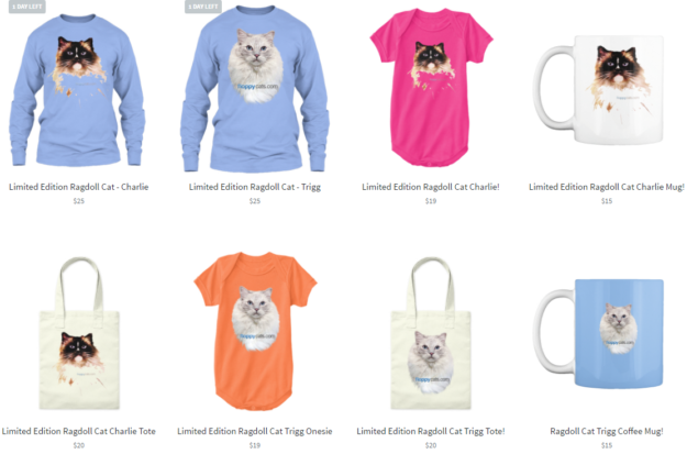 Shop Ragdoll Cat Apparel & Accessories – T-Shirts, Hoodies, Onesies, Mugs, Totes at FloppyCats