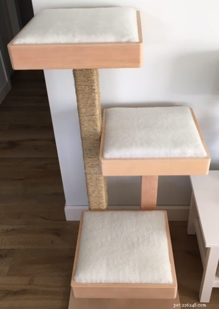 Build Your Own Cat Power Tower: Reader Crafts a DIY Cat Tree from Scratch