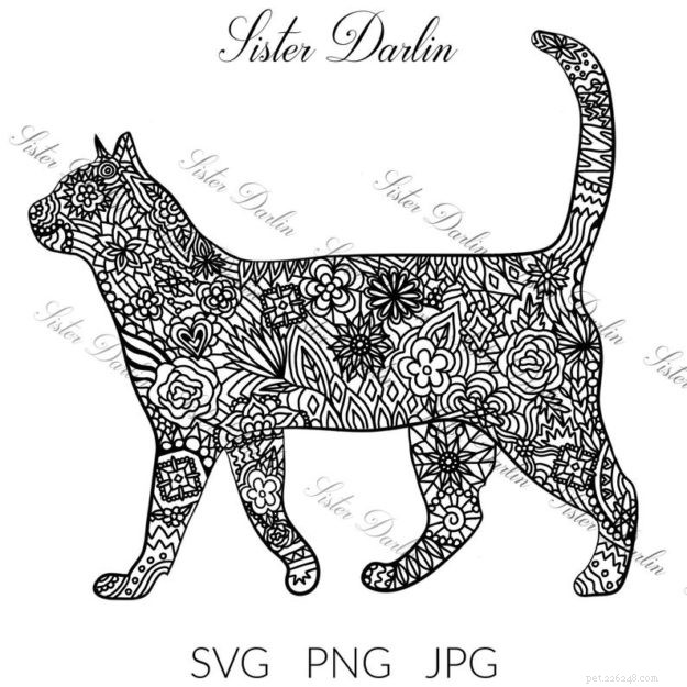 Discover 9 Inspiring Cat Zentangles for Mindful Relaxation