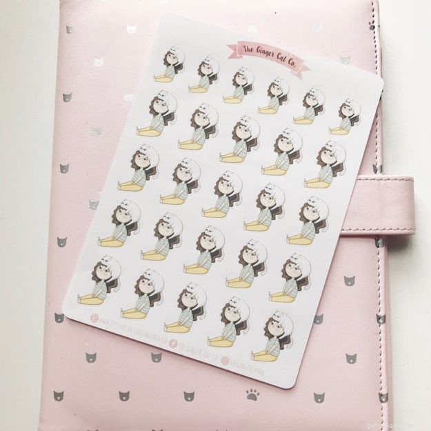Premium Cat-Themed Planner Stickers – Stylish & Functional for Cat Enthusiasts