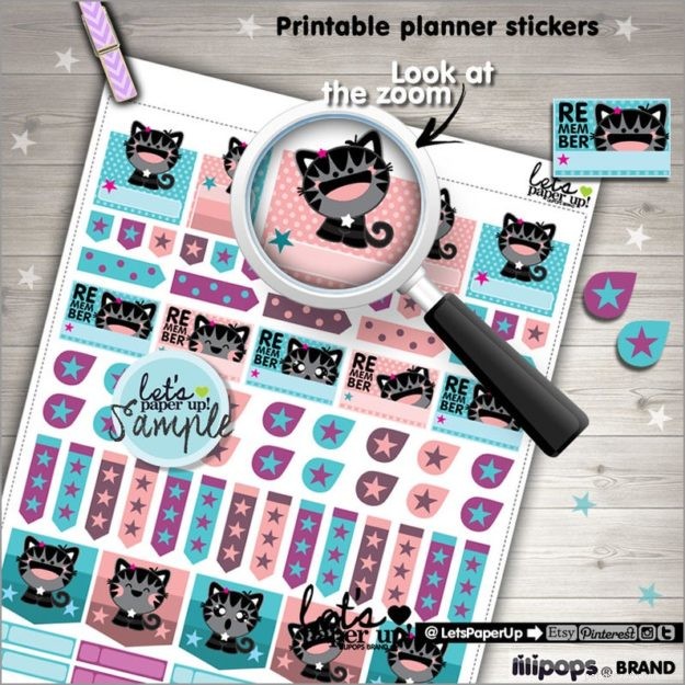 Premium Cat-Themed Planner Stickers – Stylish & Functional for Cat Enthusiasts