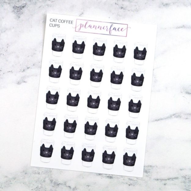Premium Cat-Themed Planner Stickers – Stylish & Functional for Cat Enthusiasts