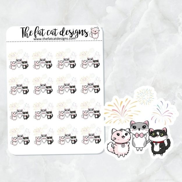 Premium Cat-Themed Planner Stickers – Stylish & Functional for Cat Enthusiasts