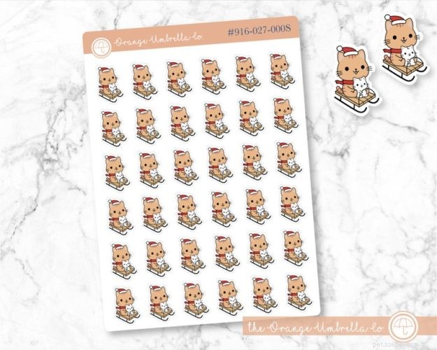 Premium Cat-Themed Planner Stickers – Stylish & Functional for Cat Enthusiasts