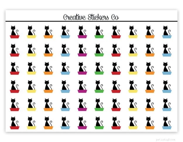 Premium Cat-Themed Planner Stickers – Stylish & Functional for Cat Enthusiasts