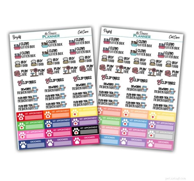 Premium Cat-Themed Planner Stickers – Stylish & Functional for Cat Enthusiasts