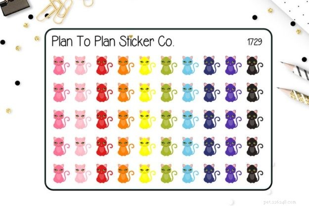 Premium Cat-Themed Planner Stickers – Stylish & Functional for Cat Enthusiasts