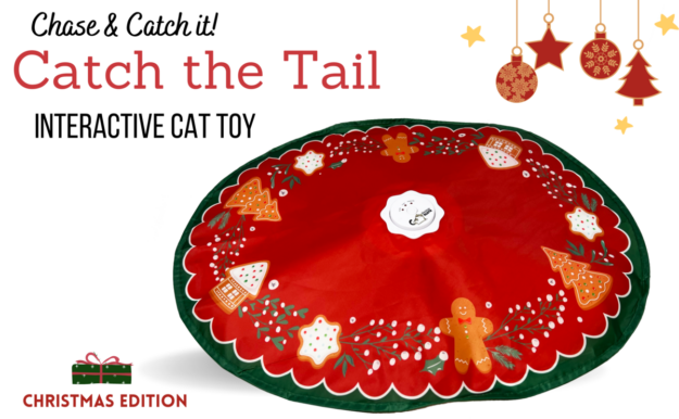 January 2022 Giveaway: Win the Blackhole Catch The Tail Cat Toy – Christmas Edition