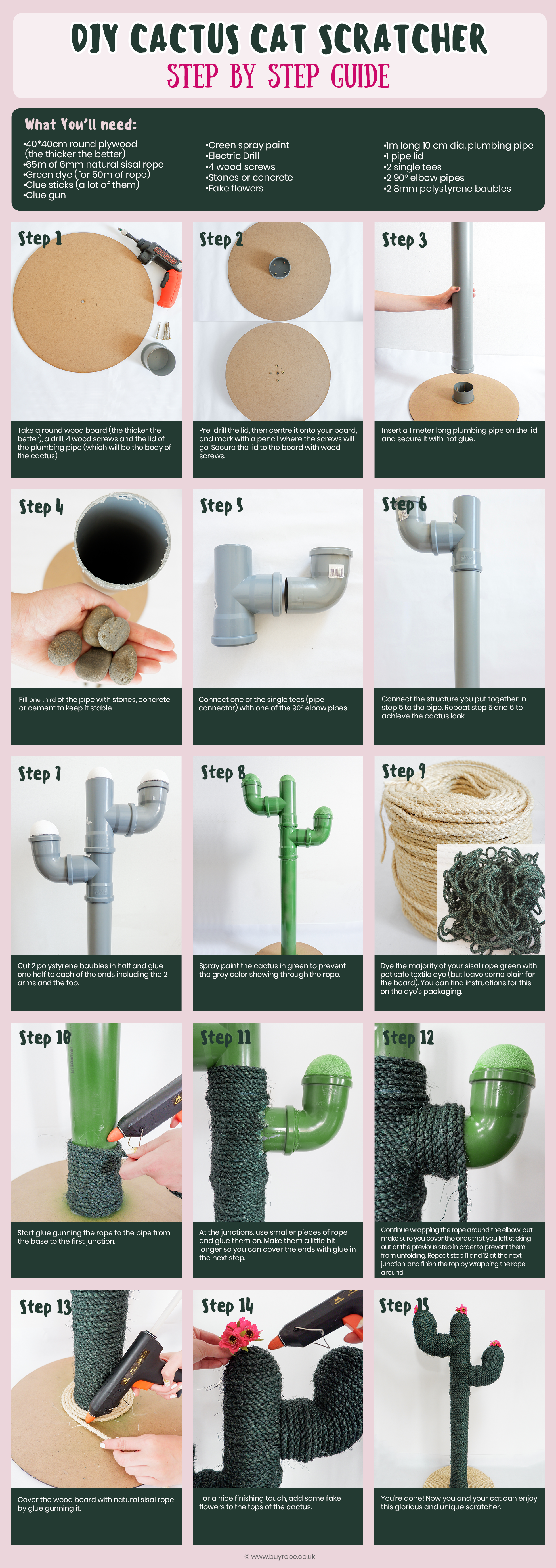 Build a Stylish Cactus Cat Scratcher: A Step‑by‑Step DIY Guide