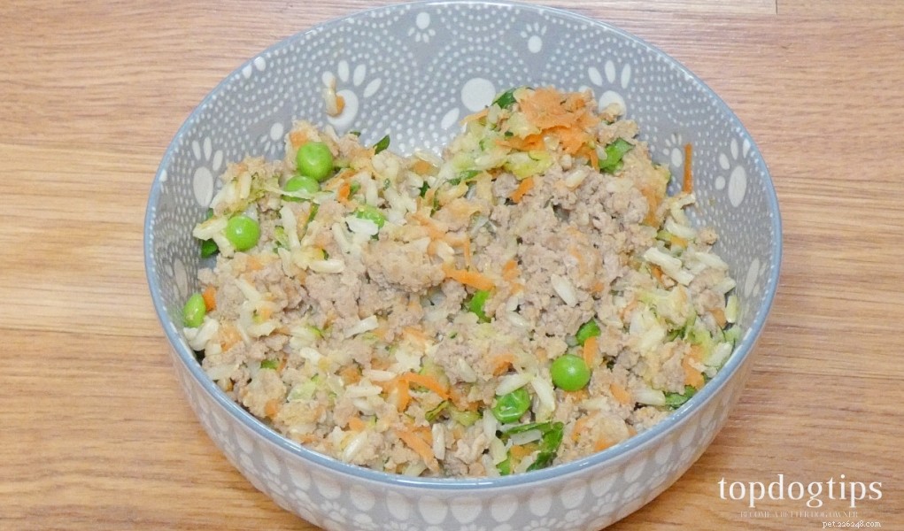 Turkey & Brown Rice Casserole – Healthy Homemade Dog Food Recipe