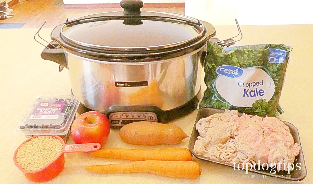 Healthy Homemade Pork Dinner for Dogs: Tailored Nutrition & Superfood Boost