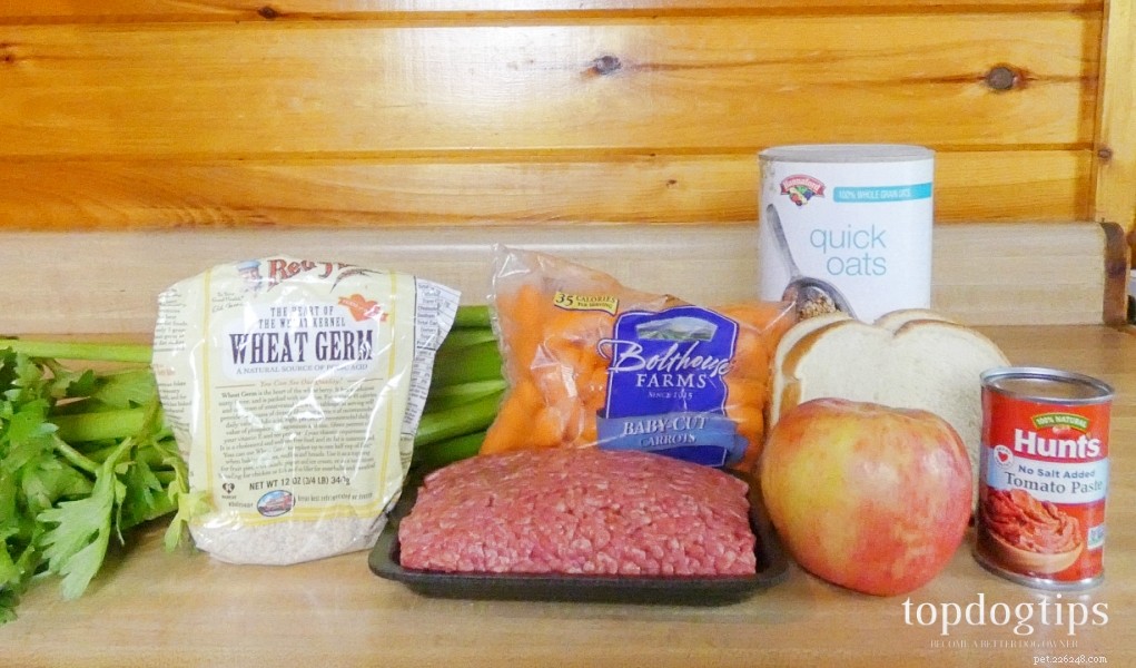 Nutritious Fruit & Veggie Meatloaf for Dogs – Easy Homemade Dog Food