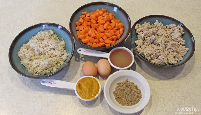 Gentle Chicken & Rice Cakes for Dogs with Sensitive Stomachs