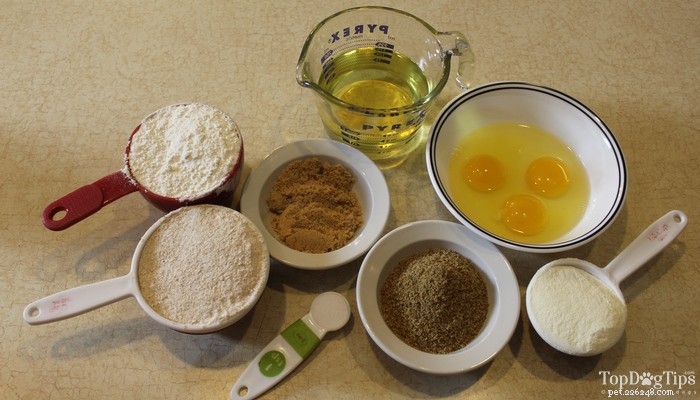 Healthy Homemade Flaxseed Dog Biscuits for Skin, Coat & Joint Wellness