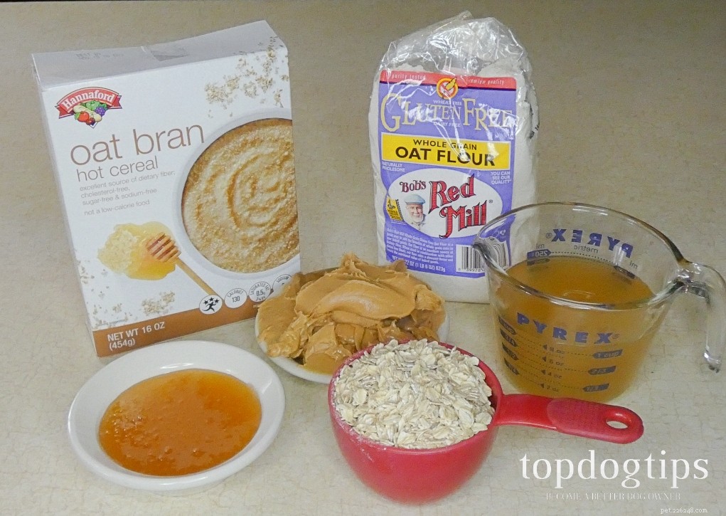 High-Fiber Oat Bran Dog Biscuits for Digestive Health