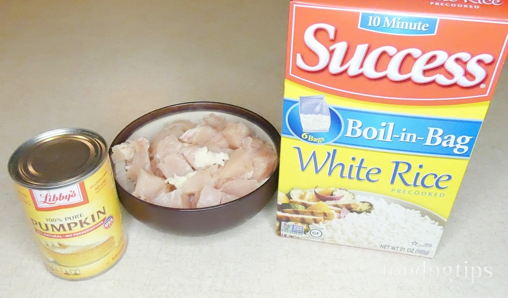 Gentle Chicken & Rice Diet for Dogs with Upset Stomachs