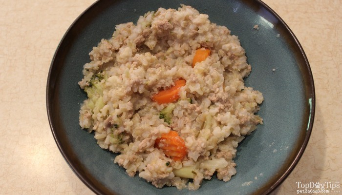 Homemade Turkey & Veggie Dog Food – Nutritious & Customizable Recipe