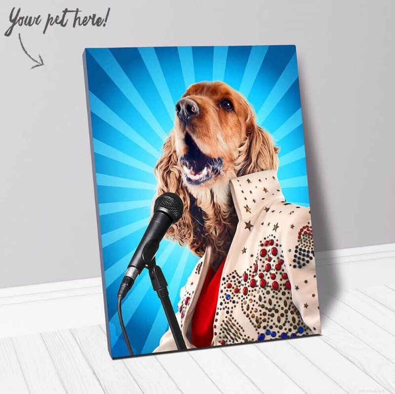 Valentine s Day Gifts for Pet Lovers: Personalized Canvas Portraits by Lord of the Pets