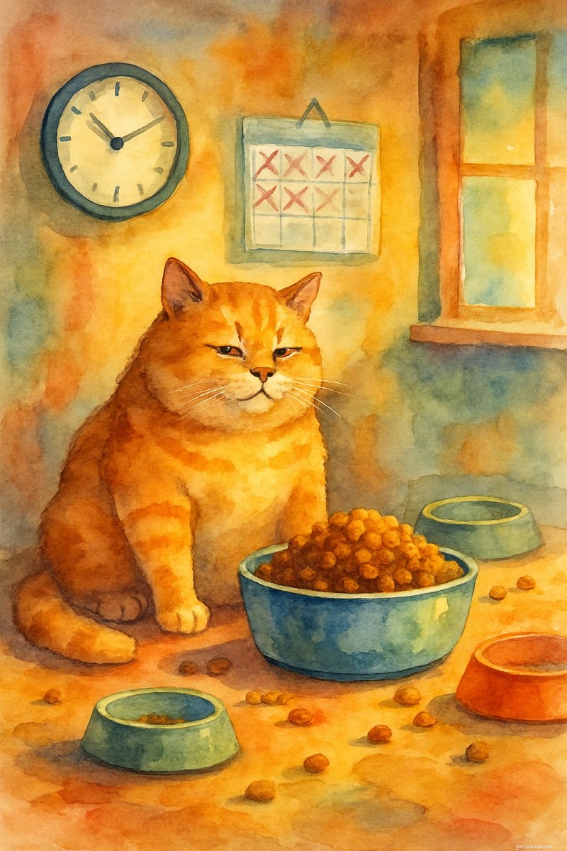 Why Free Feeding Can Cause Obesity in Cats – 8 Key Reasons & Proven Solutions