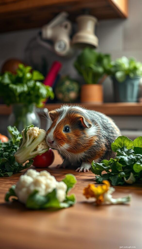 Can Guinea Pigs Safely Eat Cauliflower Leaves? A Nutritional Guide