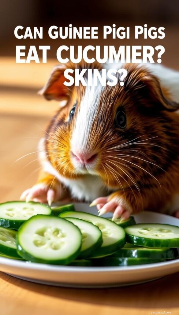 Can Guinea Pigs Eat Cucumber Skins?
