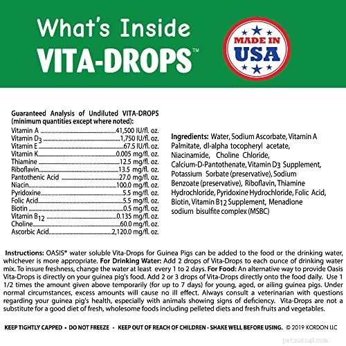 OASIS #80061 Guinea Pig Vita Drop Review – Boost Your Pet’s Health with Targeted Vitamin C