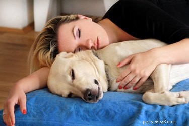 調査によると、女性は犬の隣でよく眠れることがわかっています