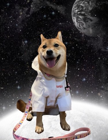 우주 여행을 떠날 준비가 된 17마리의 개