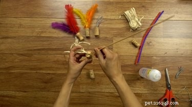 Jak vyrobit hračky pro kočky z vinných korků