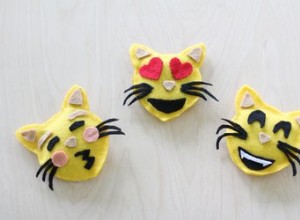 Jak vyrobit emotikonové hračky Catnip bez šití