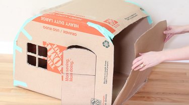 Hoe maak je een vintage Kitty Camper van kartonnen dozen