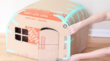 Jak vyrobit retro Kitty Camper z kartonových krabic