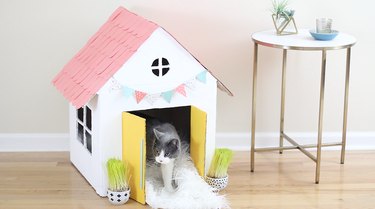 Transformez de vieilles boîtes en une adorable maison pour chat