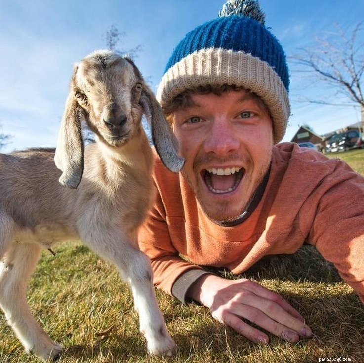 De här killarnas djur-selfies är häpnadsväckande