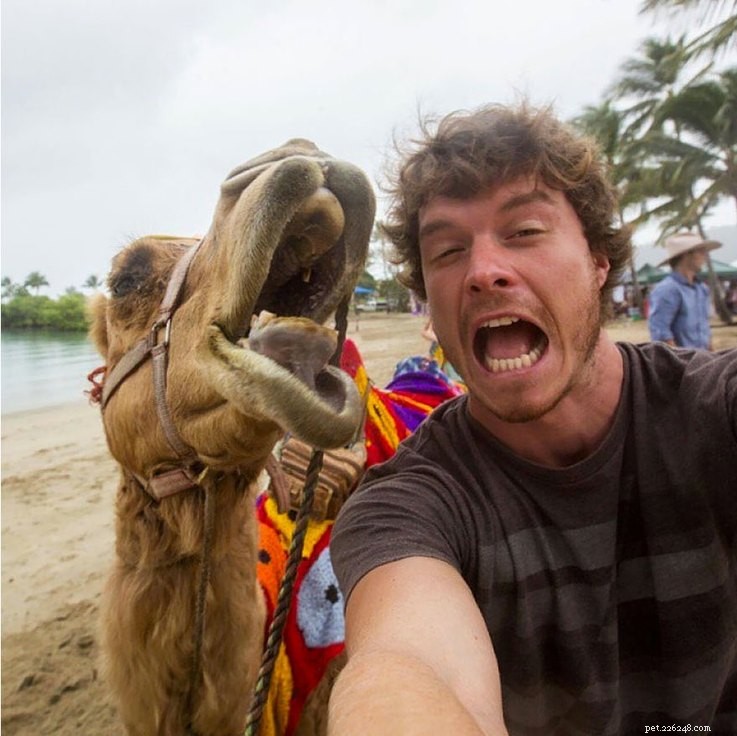 De här killarnas djur-selfies är häpnadsväckande