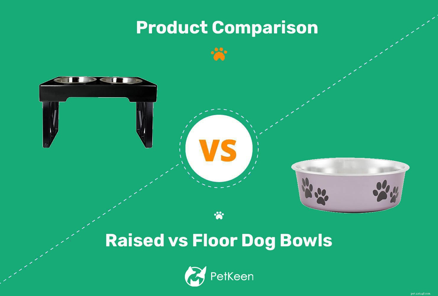 Tigelas de cachorro levantadas ou de chão:qual é melhor para seu cachorro?