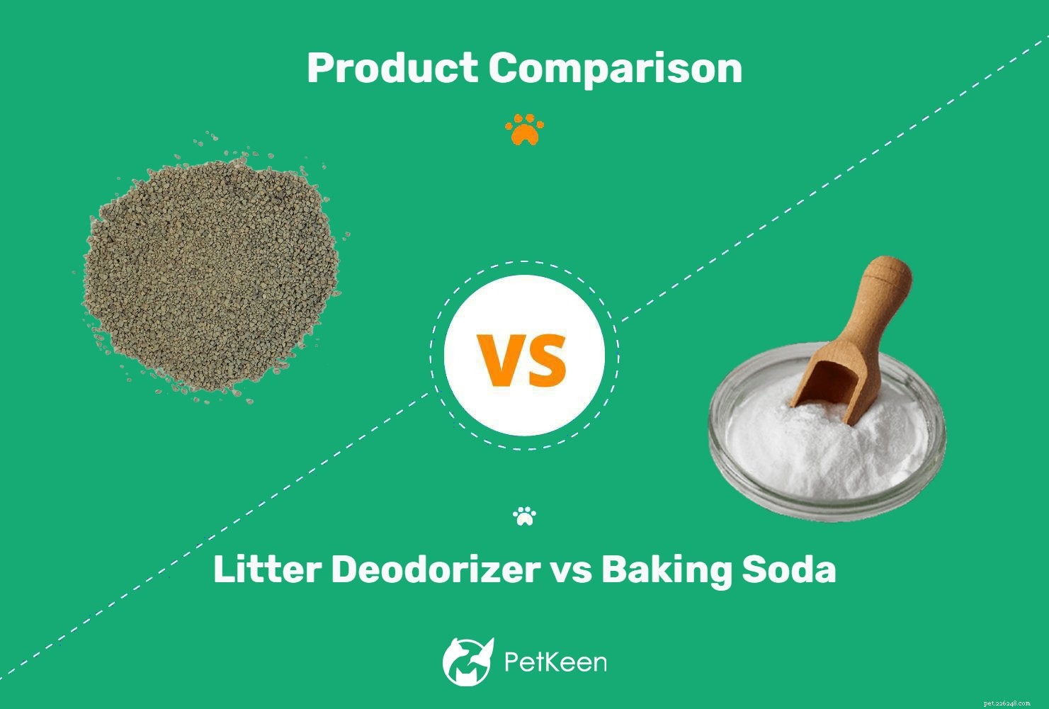 Deodorante per lettiera vs bicarbonato di sodio:cosa è meglio per me e il mio gatto?