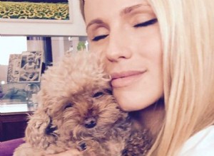 Michelle Hunziker e seu cachorro Lilly, puro amor